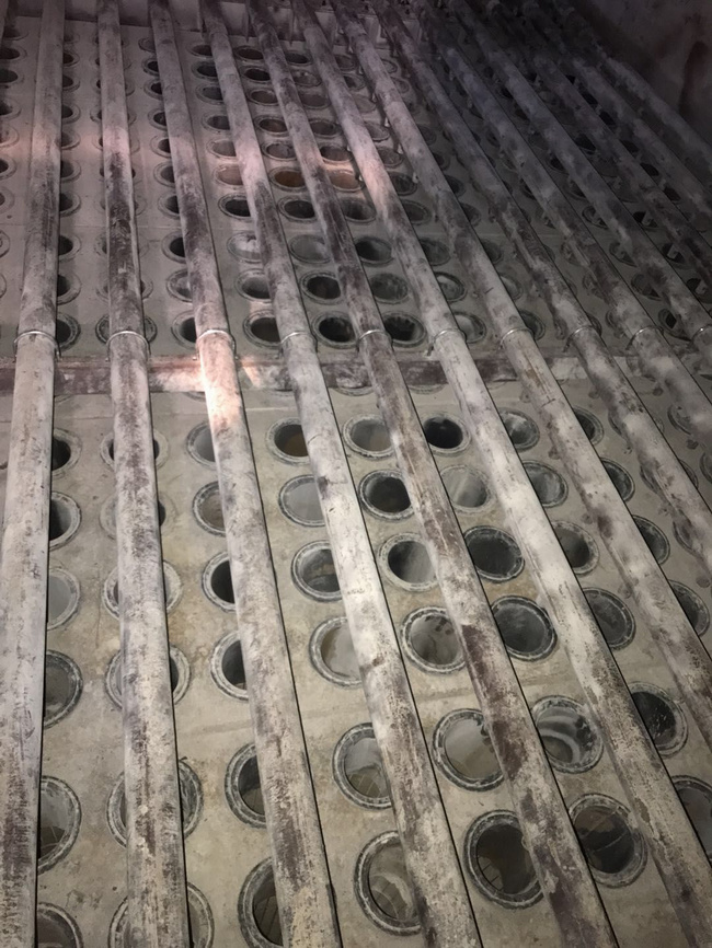 對泄漏濾袋更換完畢